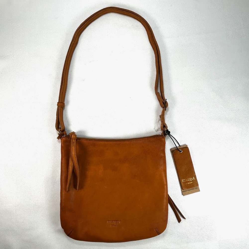 Margot New York SM Remy Hobo in Tan Shoulder/Cross Body Leather Bag NWT